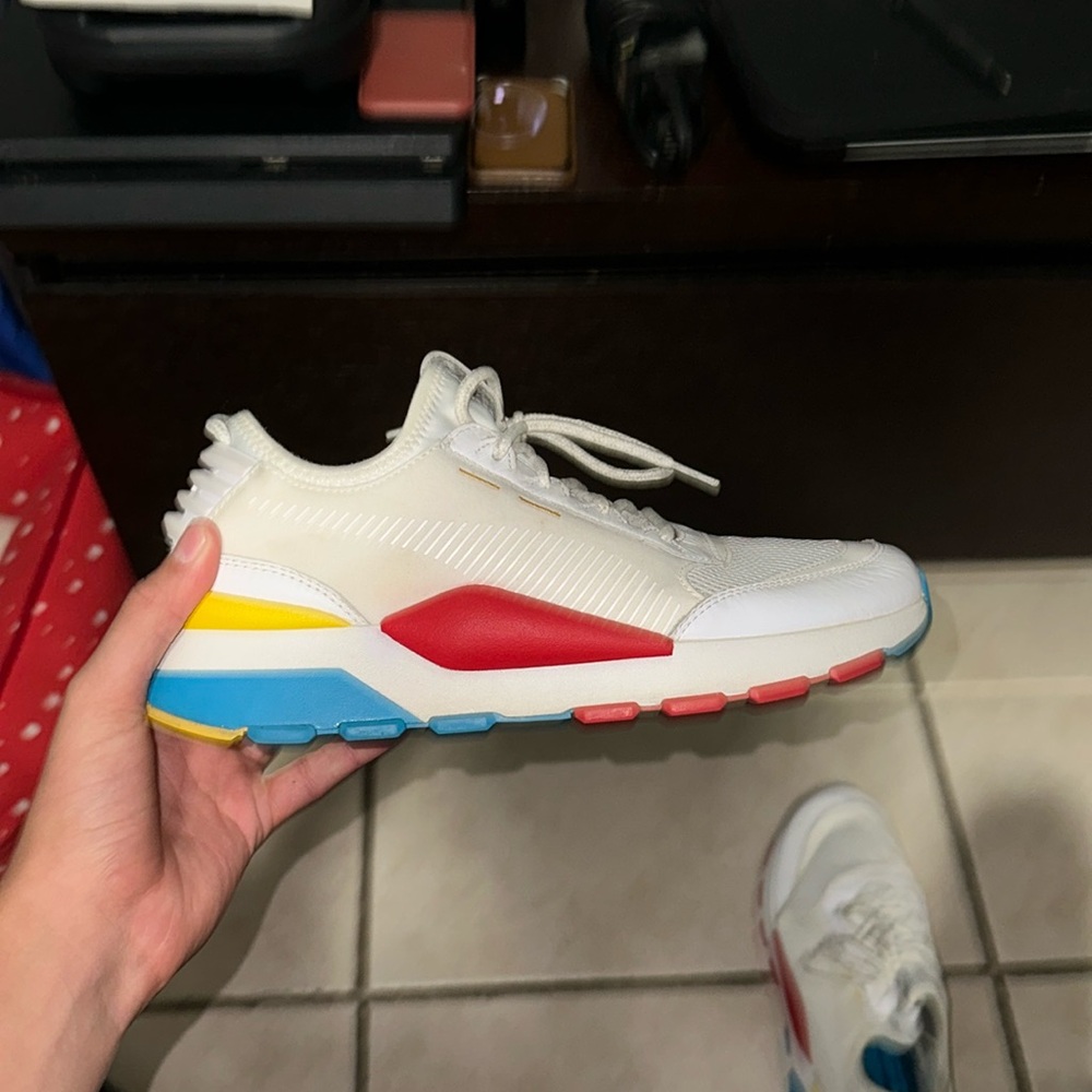 white shoes